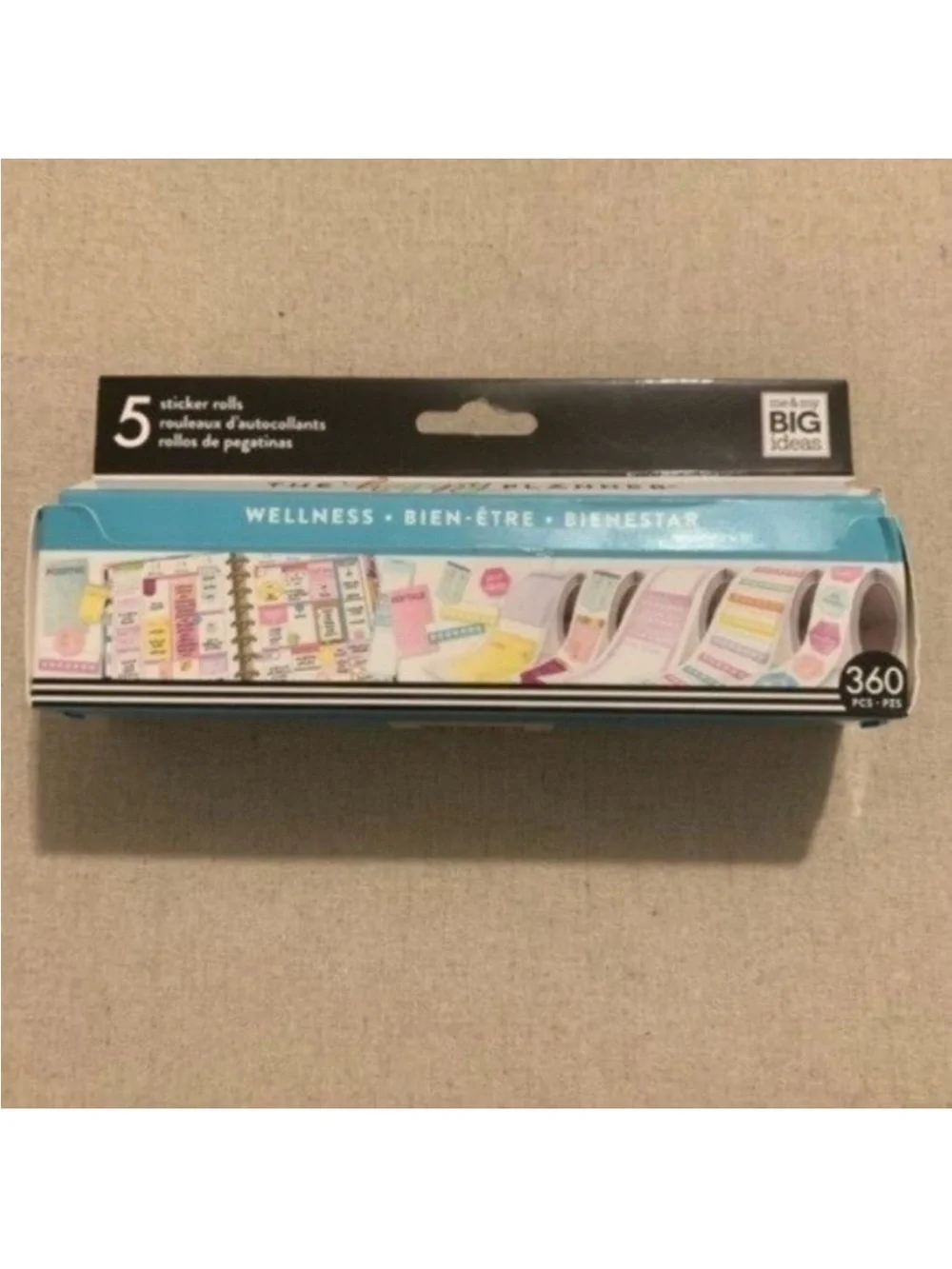 The Happy Planner | Wellness Sticky Rolls